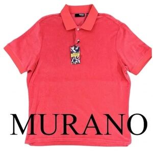Murano Men's Liquid Luxury XL Slim Fit Stretch Terry Polo NWT